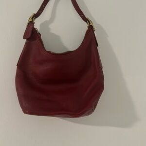 Rare red Coach vintage purse, all leather